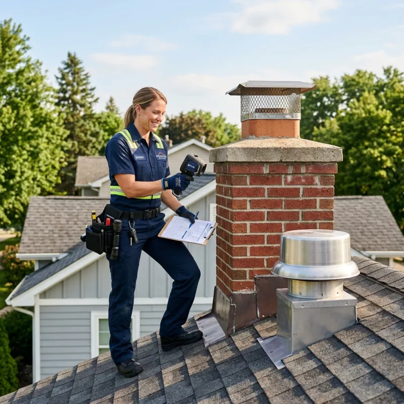 Technician removing a deceased bird from an indoor space in Surrey Hills